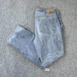 Duluth Trading Co Carpenter Jeans Mens 42x30 Ballroom Double Flex Straight Leg